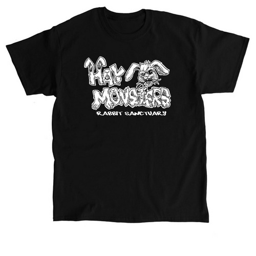 SAM WOLF'S HMRS LOGO, a Black Classic Unisex Tee