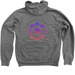 Sterling Stables, a Deep Heather Zip Up Hoodie (back-view)