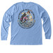 MHSST Logo Front/Back - M, a Heather Carolina Blue Premium Long Sleeve Tee (back-view)