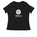 Shirts for Supporters, a Black Women's Relaxed V-Neck Tee