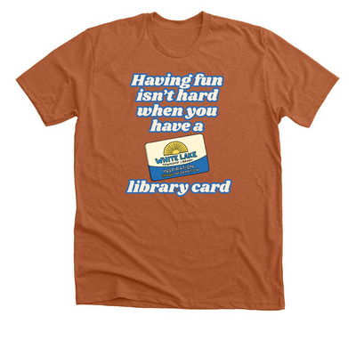 Having Fun Isn't Hard..., a Heather Autumn Premium Unisex Tee