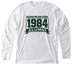 Kecoughtan '84 Alumni, a Solid White Blend Premium Long Sleeve Tee