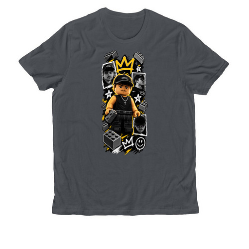 Lucas Lego Shirt, a Terrain Grey Allmade Organic Cotton Unisex Tee