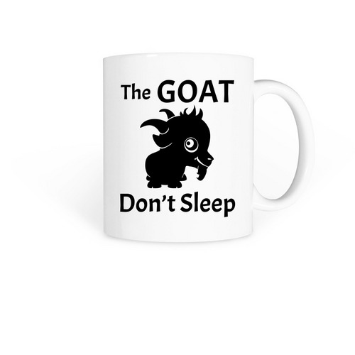CoffeeeSquad GOAT Mug, a White Coffee Mug