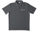 Logo - Polo, a Iron Grey Unisex Performance Polo