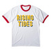 Ringer Tee, a White/ Red Cotton Ringer Tee