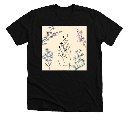 Forget Me Nauts, a Solid Black Blend Premium Unisex Tee