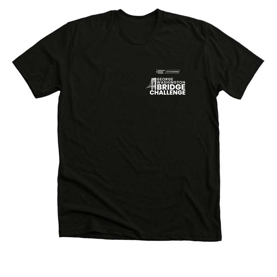 George Washington Bridge Challenge Merch, a Solid Black Blend Premium Unisex Tee