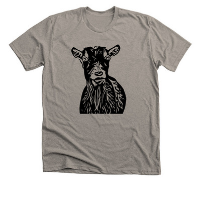 Lester, a Heather Stone Premium Unisex Tee