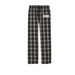 CUMC Student Ministry Flannel Pajama Pants, a Black Flannel Pajama Pant