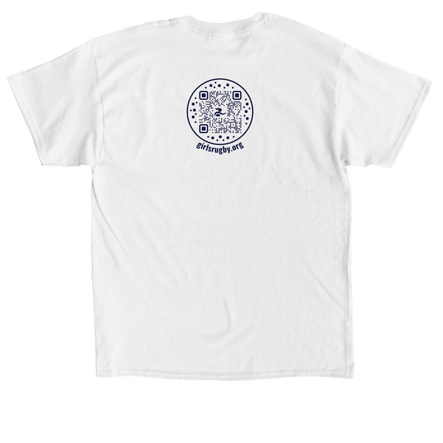 I Heart Rugby Shirts (Light), a White Classic Unisex Tee (back-view)