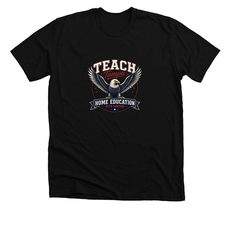 TEACH Tampa, a Solid Black Blend Premium Unisex Tee