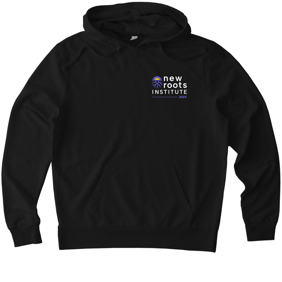 Class of 2024, a Deep Black Allmade Organic French Terry Pullover Hoodie