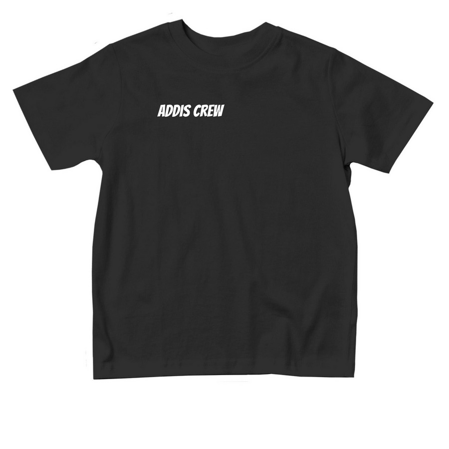 Addis crew, a Black Toddler Tee