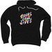 Books Save Lives, a Black Premium Pullover Hoodie
