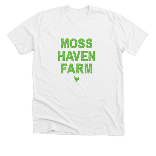 Veggie Farm Shirt, a Solid White Blend Premium Unisex Tee