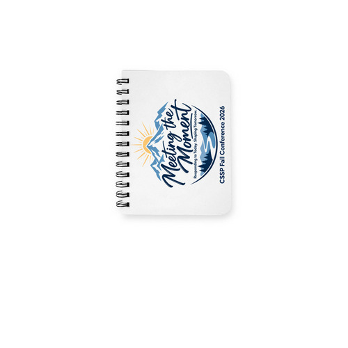 Meeting the Moment Notebook, a White Spiral Notebook