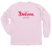 My Heart Beats For Bunnies, a Light Pink Classic Long Sleeve Tee (back-view)