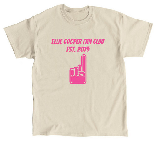 Ellie Cooper Fan Club, a Sand Classic Unisex Tee