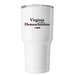 Virginia Is for Homeschoolers, a White Insulated Tumbler