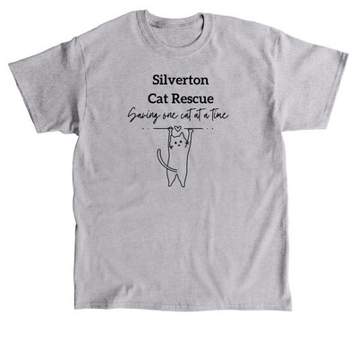 Saving one cat at a time, a Sport Grey Classic Unisex Tee