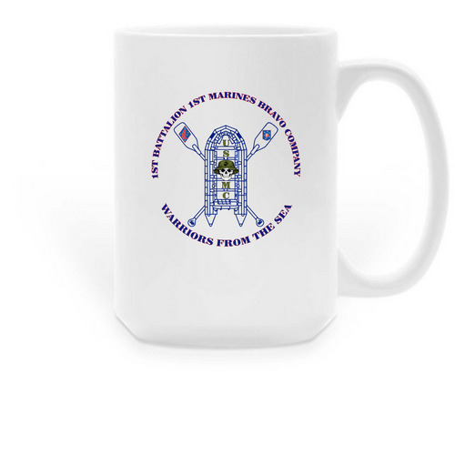 Warriors from the Sea Mug, a White Large Coffee Mug