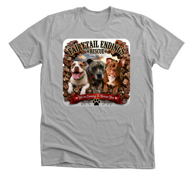 Rescue supporters T-shirt&nbsp;, a Athletic Heather Premium Unisex Tee