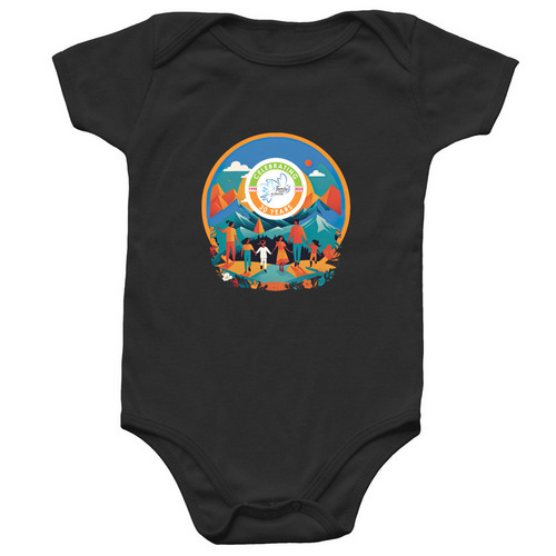 TFCLF Onesie, a Black Infant Onesie
