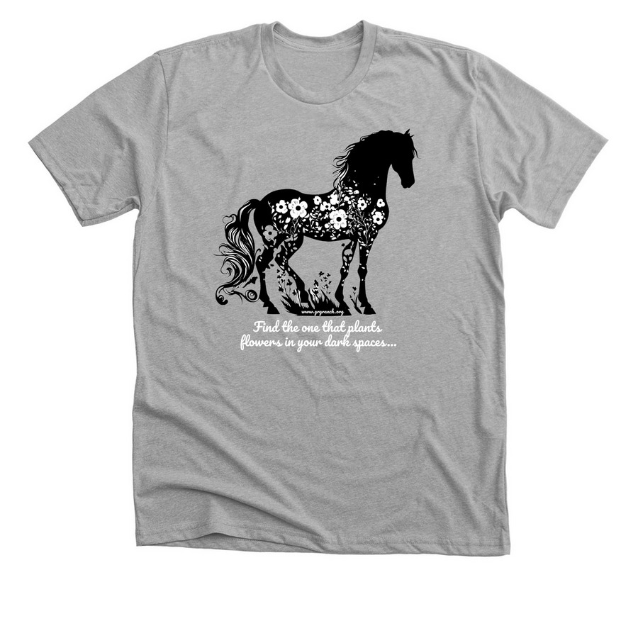 COMMITMENT MATTERS, a Athletic Heather Premium Unisex Tee