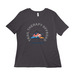 Trail Therapy Peace Found, a Dark Grey Women?s Relaxed Cotton Tee