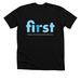 FIRST Logo Shirts & Hoodies, a Solid Black Blend Premium Unisex Tee