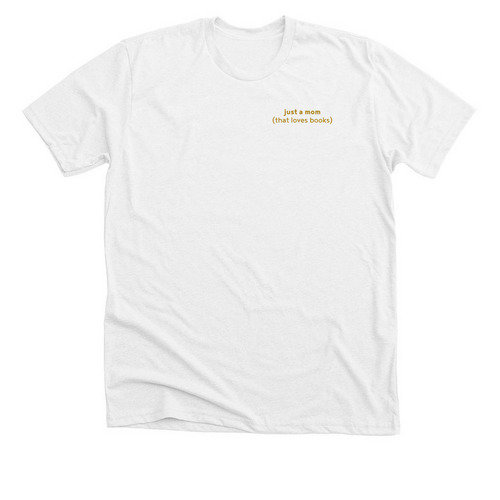 Morning Book Club Mom&nbsp;, a Solid White Blend Premium Unisex Tee