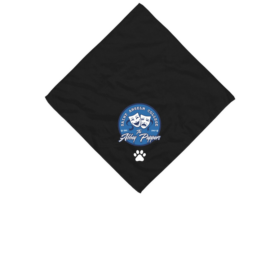Abbey Puppers Collection, a Black Cotton Bandana
