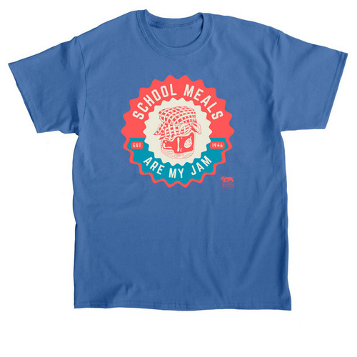 School Meals Are My Jam, a Sapphire Classic Unisex Tee