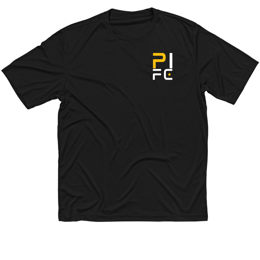 PIFC - Performance/Moisture Wicking, a Black Classic Performance Tee