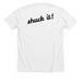 Shuck it!, a Solid White Blend Premium Unisex Tee (back-view)