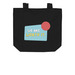We Are Worth It, a Black Organic Cotton Tote Bag