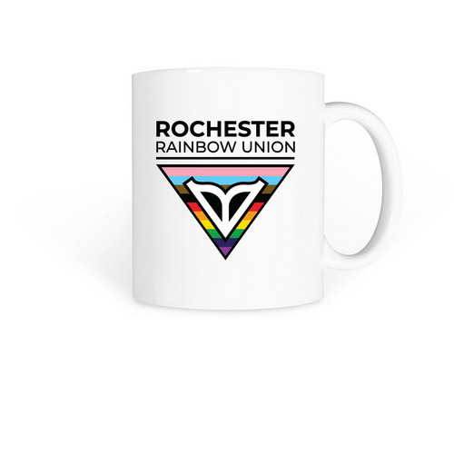Rainbow Union Mugs, a White Coffee Mug