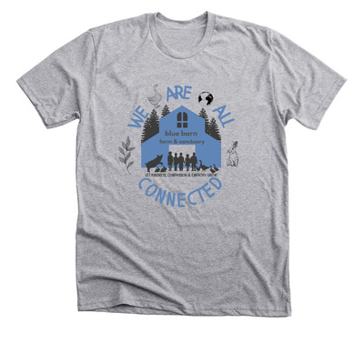 We Are All Connected, a Athletic Heather Premium Unisex Tee