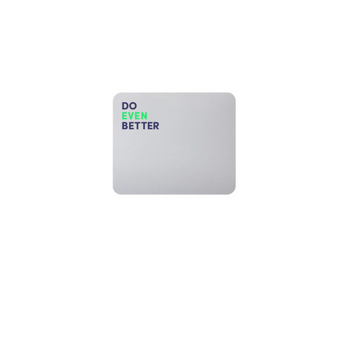 Do Even Better Mousepad, a White Full Color Mouse Pad