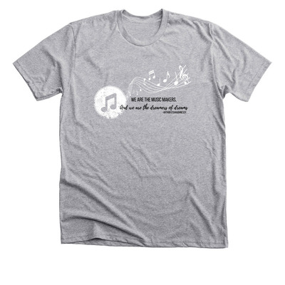 Music Makers, a Athletic Heather Premium Unisex Tee