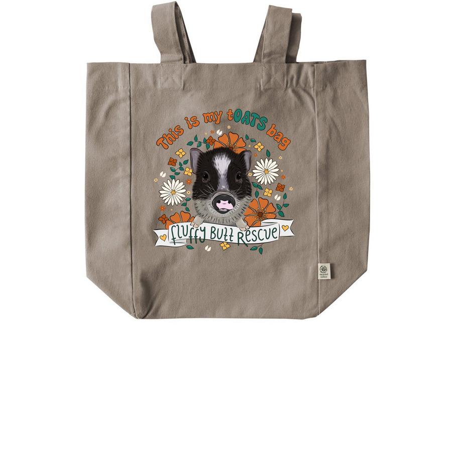 This is my tOATS bag, a Pumice Recycled Cotton Tote Bag