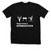 Mens Gear, a Solid Black Blend Premium Unisex Tee