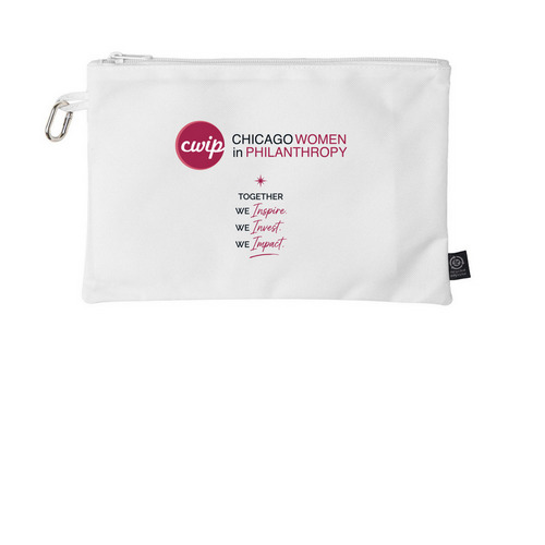 Chicago Women in Philanthropy&nbsp;(pouch), a White Grove Go-Go Pouch
