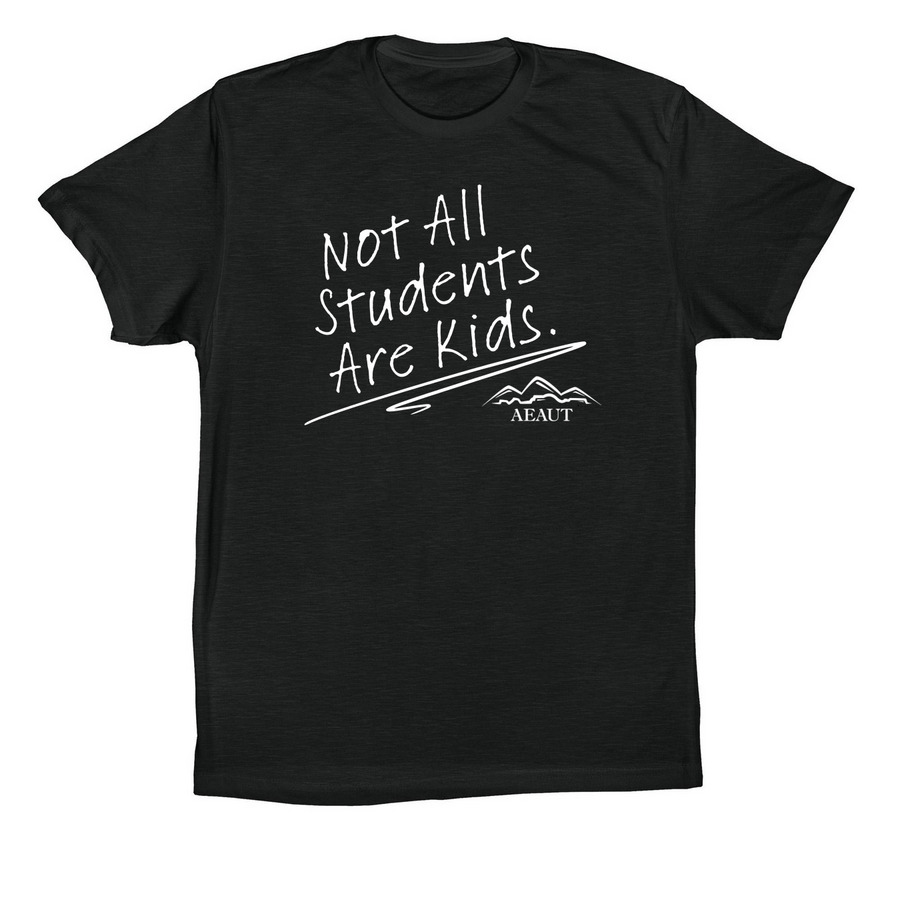 Not All Students, a Vintage Black Premium Cotton Tee