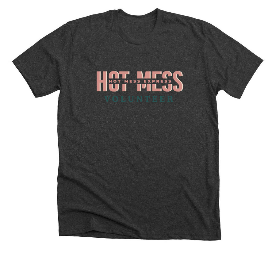 Volunteer, a Dark Grey Heather Premium Unisex Tee