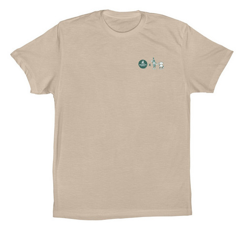 50HERTZ x BSC, a Tan Premium Cotton Tee
