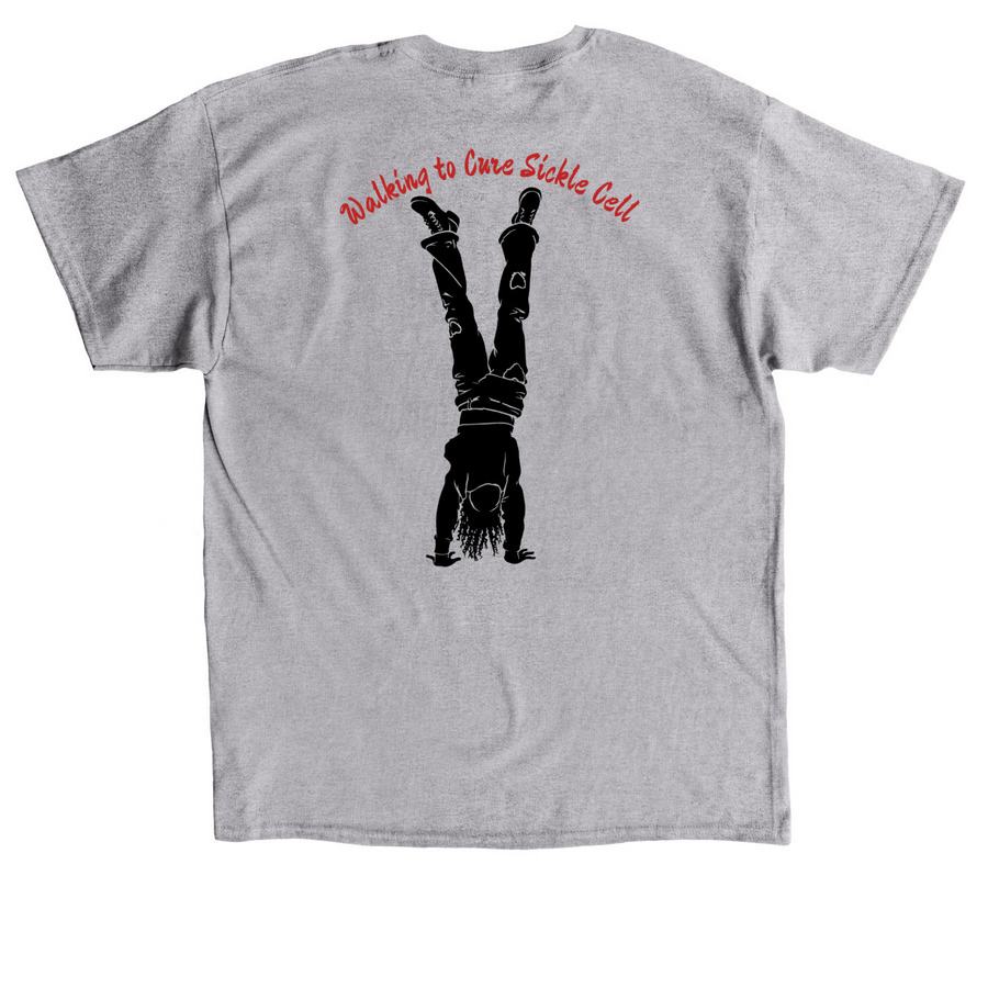 Autumn's Team Handstand Noodles, a Sport Grey Classic Unisex Tee (back-view)