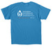 Our Faith is Love in Action, a Sapphire Classic Unisex Tee (back-view)