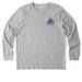 Long Sleeve Unisex, Blue Logo, a Heather Grey Stanley/Stella Unisex Creator 2.0 Long Sleeve Tee